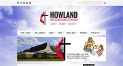 Desktop Screenshot of howlandumc.com